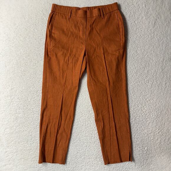 J. Jill Pants - J. Jill Women's Cropped Pants in Rust Orange